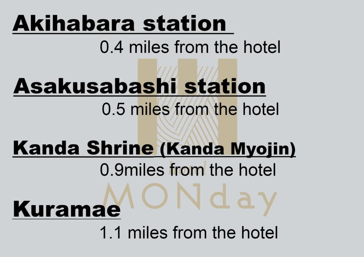 MONday Apart Premium AKIHABARA Tokyo Bagian luar foto